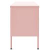 Mueble Para Tv De Acero Rosa 105x35x50 Cm