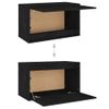 Muebles Para Tv 5 Piezas Madera Maciza De Pino Negro