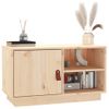 Mueble De Tv De Madera Maciza De Pino 70x34x40 Cm