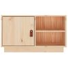 Mueble De Tv De Madera Maciza De Pino 70x34x40 Cm