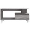 Mesa De Centro Madera Contrachapada Gris Sonoma 90x49x45 Cm