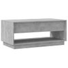 Mesa De Centro Madera Contrachapada Gris Hormigón 102,5x55x44cm