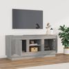 Mueble Para Tv Madera Contrachapada Gris Sonoma 102x35x45 Cm