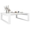 Mesa De Centro Madera Contrachapada Blanco 100x100x35 Cm