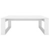 Mesa De Centro Madera Contrachapada Blanco 100x100x35 Cm