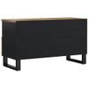 Mueble De Tv Madera Mango Y Madera Contrachapada 80x33x46 Cm