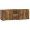 Mueble De Tv Madera Contrachapada Roble Ahumado 100x31,5x35 Cm