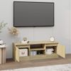 Mueble De Tv Con Puerta Roble Sonoma 102x30x36 Cm