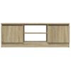 Mueble De Tv Con Puerta Roble Sonoma 102x30x36 Cm