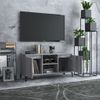 Mueble De Tv Con Patas De Metal Gris Sonoma 103,5x35x50 Cm