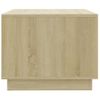 Mesa De Centro Madera Contrachapada Roble Sonoma 102,5x55x44 Cm