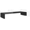 Soporte Para Tv/elevador Monitor Cristal Negro 80x30x13 Cm