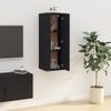 Mueble Para Tv De Pared Negro 40x34,5x100 Cm