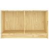 Mueble De Tv De Madera Maciza De Pino 70x33x42 Cm