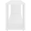 Mueble Para Tv Madera Contrachapada Blanco 100x24x32 Cm