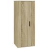 Set De Muebles Para Tv 4 Piezas Madera Contrachapada Roble Sonoma