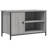 Mueble Para Tv Madera Contrachapada Gris Sonoma 80x40x50 Cm