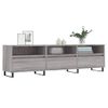 Mueble Para Tv Madera Contrachapada Gris Sonoma 150x30x44,5 Cm