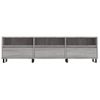 Mueble Para Tv Madera Contrachapada Gris Sonoma 150x30x44,5 Cm