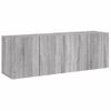 Muebles Para Tv De Pared 2 Unidades Gris Sonoma 60x30x41 Cm