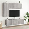 Muebles Para Tv De Pared 2 Unidades Gris Sonoma 60x30x41 Cm