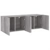 Muebles Para Tv De Pared 2 Unidades Gris Sonoma 60x30x41 Cm