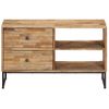 Mueble Para Tv De Madera De Teca Reciclada 90x30x55 Cm