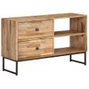 Mueble Para Tv De Madera De Teca Reciclada 90x30x55 Cm