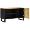 Mueble De Tv Madera Mango Y Madera Contrachapada 80x33x46 Cm