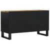 Mueble De Tv Madera Mango Y Madera Contrachapada 80x33x46 Cm