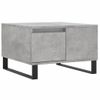 Mesa De Centro Madera Contrachapada Gris Hormigón 55x55x36,5 Cm