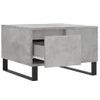 Mesa De Centro Madera Contrachapada Gris Hormigón 55x55x36,5 Cm