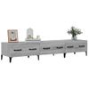 Mueble Para Tv Madera Contrachapada Gris Sonoma 150x34,5x30 Cm