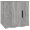 Set De Muebles Para Tv 3 Piezas Madera Contrachapada Gris Sonoma