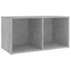 Mueble Para Tv Madera Contrachapada Gris Hormigón 72x35x36,5 Cm