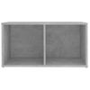 Mueble Para Tv Madera Contrachapada Gris Hormigón 72x35x36,5 Cm