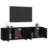 Muebles Para Tv De Pared 2 Unidades Negro 80x34,5x40 Cm