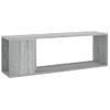 Mueble De Tv Madera Contrachapada Gris Sonoma 100x24x32 Cm