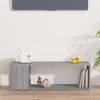 Mueble De Tv Madera Contrachapada Gris Sonoma 100x24x32 Cm