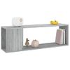 Mueble De Tv Madera Contrachapada Gris Sonoma 100x24x32 Cm