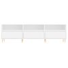 Mueble De Tv Madera Contrachapada Blanco 150x30x44,5 Cm