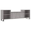 Mueble Para Tv Madera Contrachapada Gris Sonoma 160x35x55 Cm