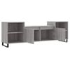 Mueble Para Tv Madera Contrachapada Gris Sonoma 160x35x55 Cm