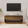 Mueble De Tv Madera De Ingeniería Marrón Roble 102x41x44 Cm