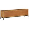 Mueble Para Tv De Madera De Mango Maciza 140x30x40 Cm