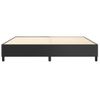 Estructura De Cama Box Spring Cuero Sintético Negro 200x200 Cm