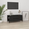 Mueble Para Tv Madera Contrachapada Negro 102x44,5x50 Cm