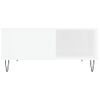 Mesa De Centro Madera Contrachapada Blanco 80x80x36,5 Cm