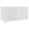 Mueble Para Tv Madera Contrachapada Blanco 72x35x36,5 Cm