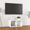 Mueble Para Tv Madera Contrachapada Blanco 72x35x36,5 Cm